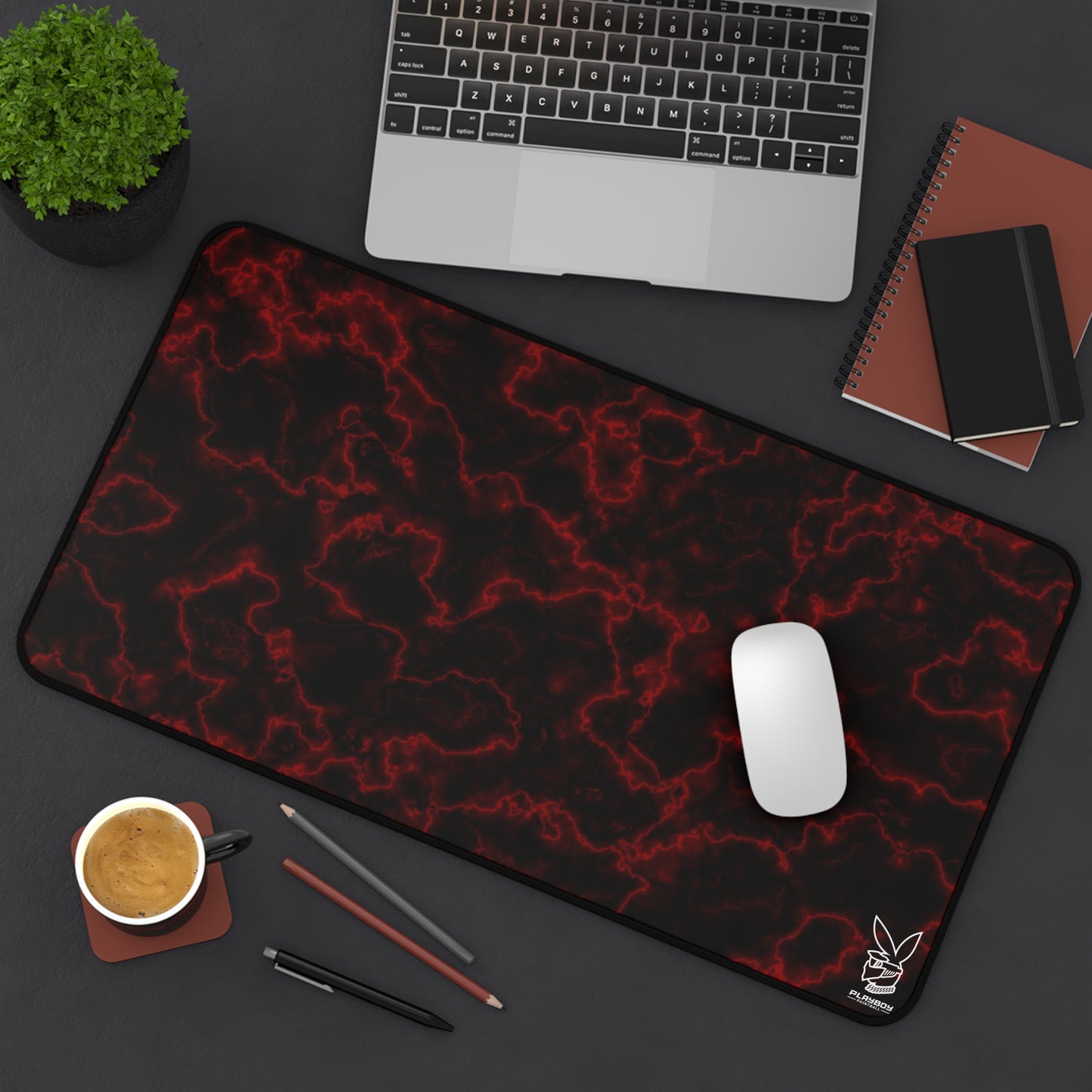 Red Marble Tech Mat