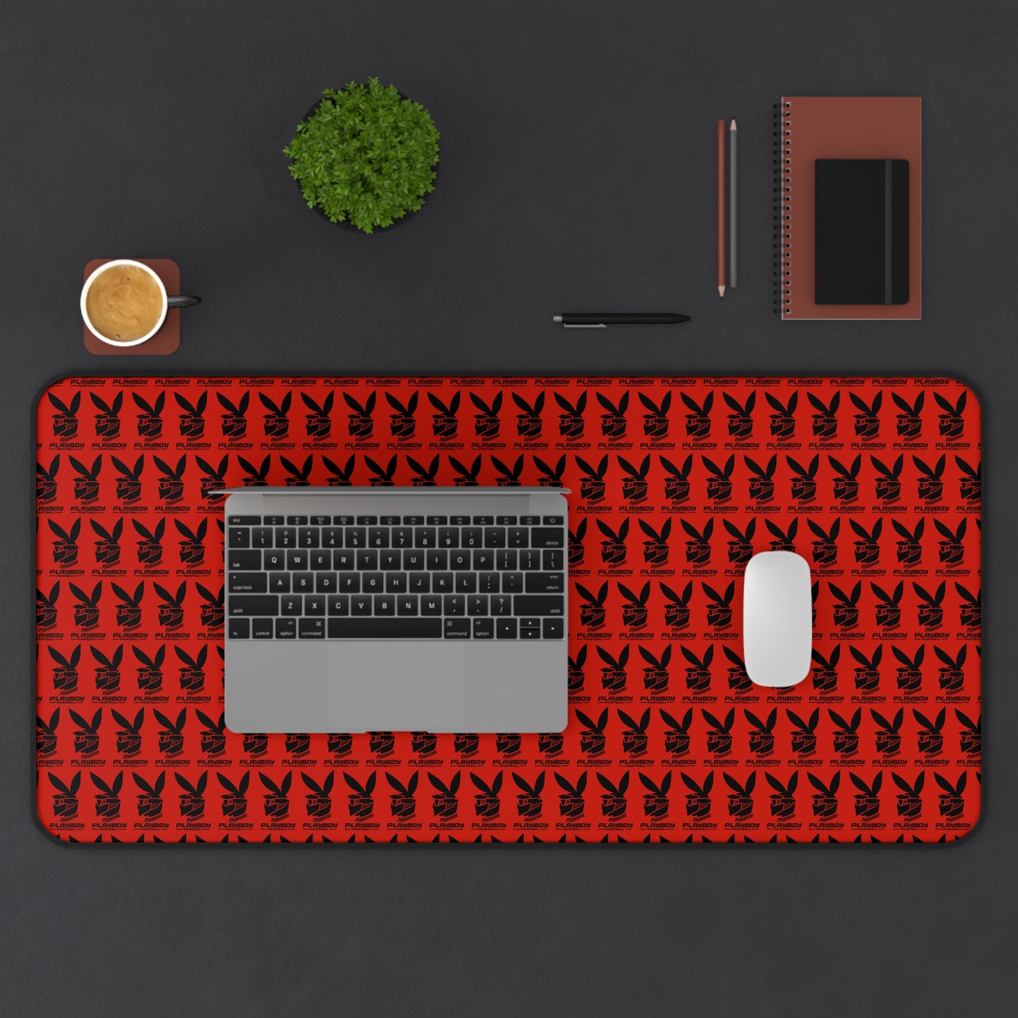 Playboy Logo Pattern Tech Mat