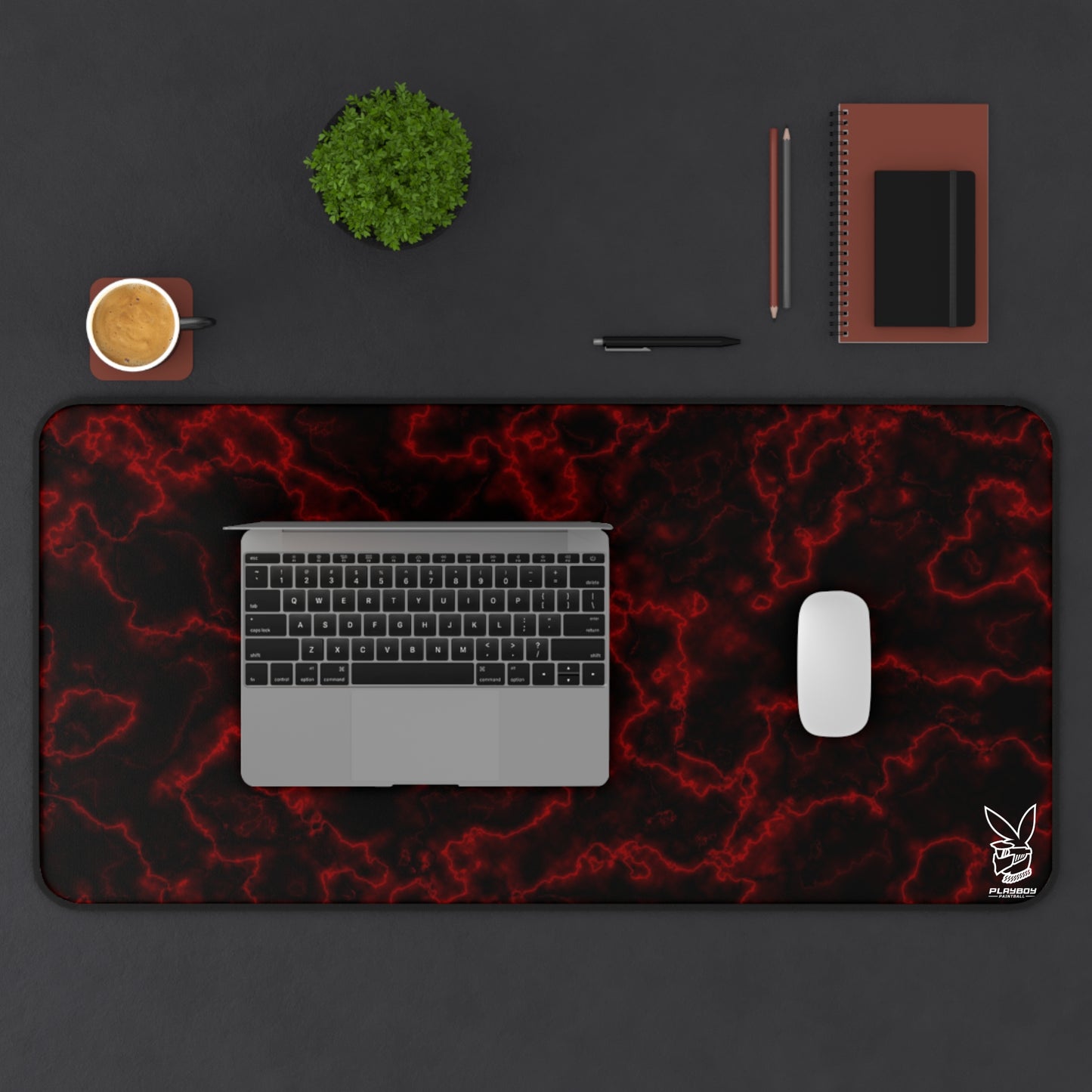 Red Marble Tech Mat