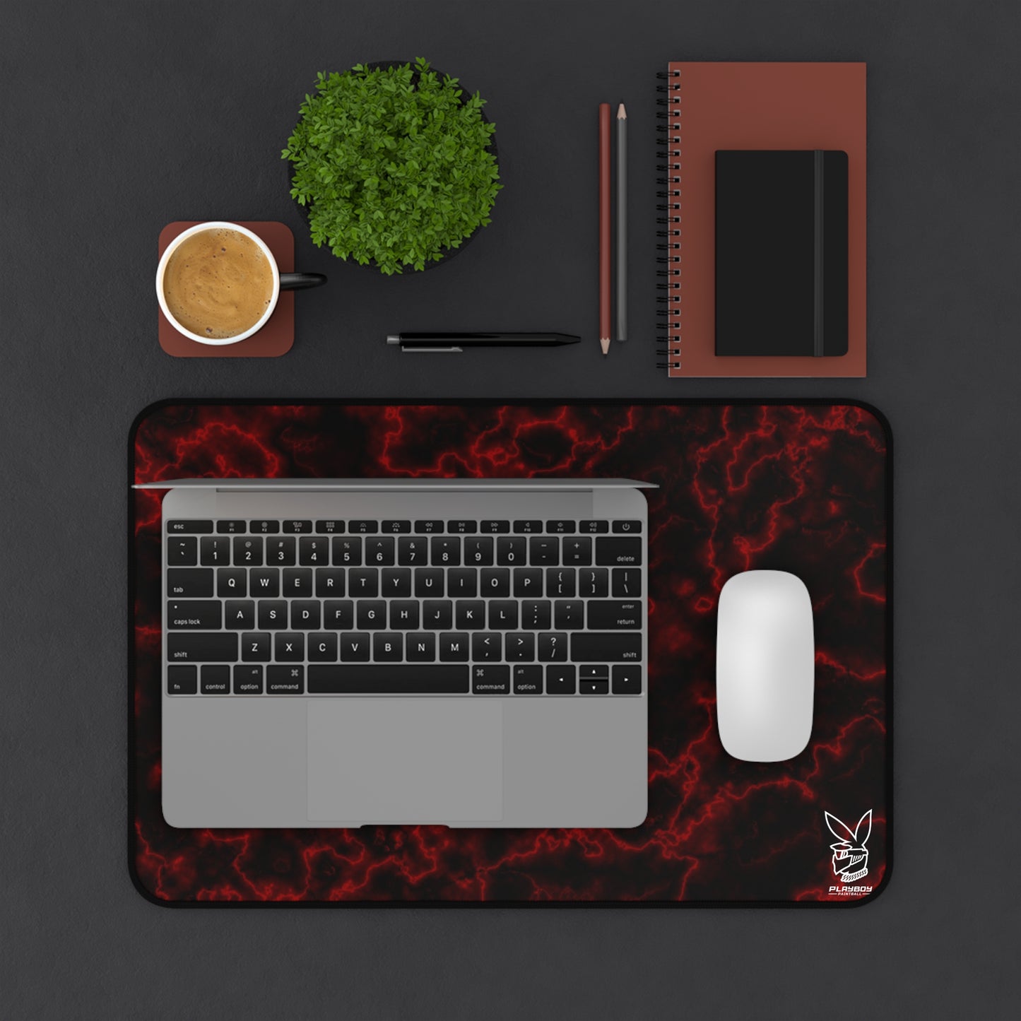 Red Marble Tech Mat