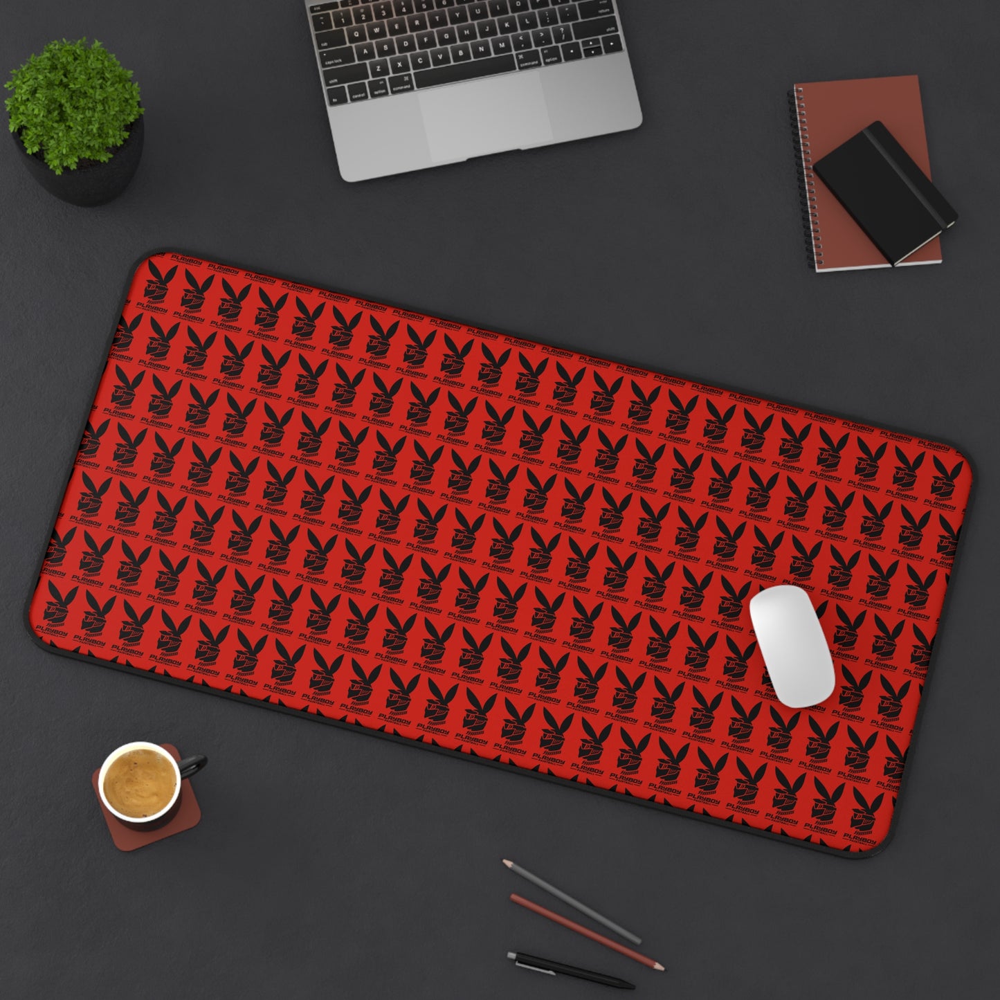 Playboy Logo Pattern Tech Mat