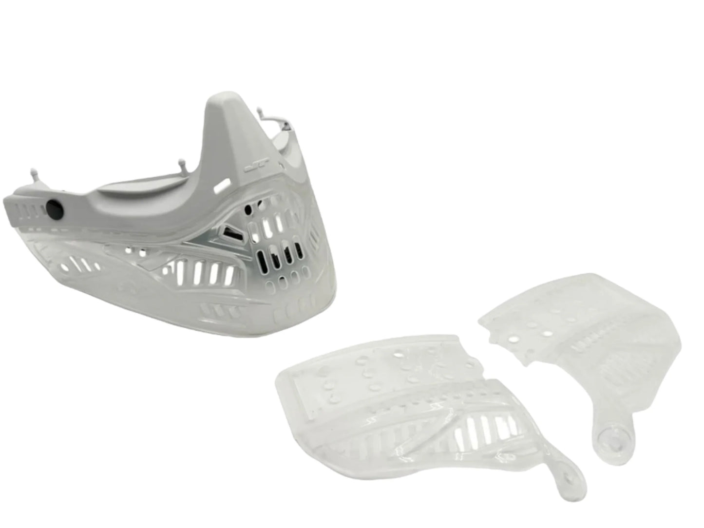 NEW revo2 White Nose Clear Skirt Lower Kit
